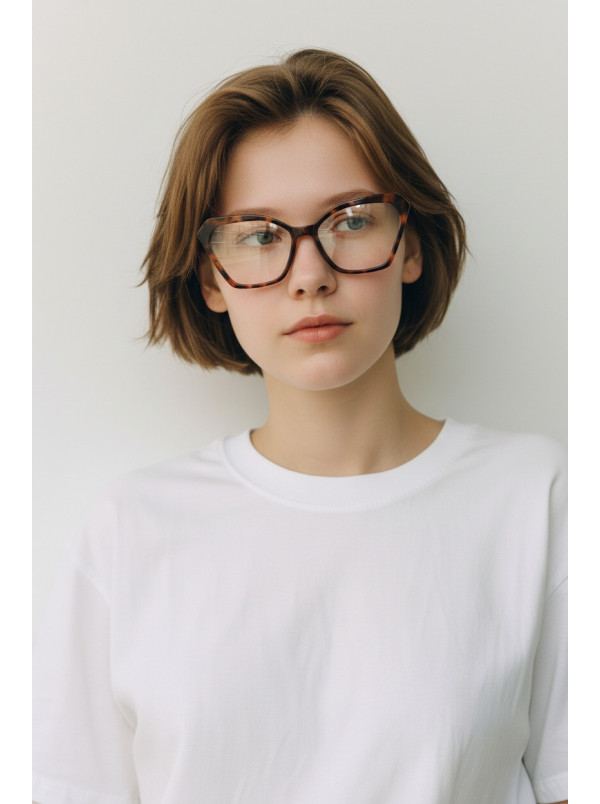 Armação de Óculos Gatinho AH6623 Tartaruga